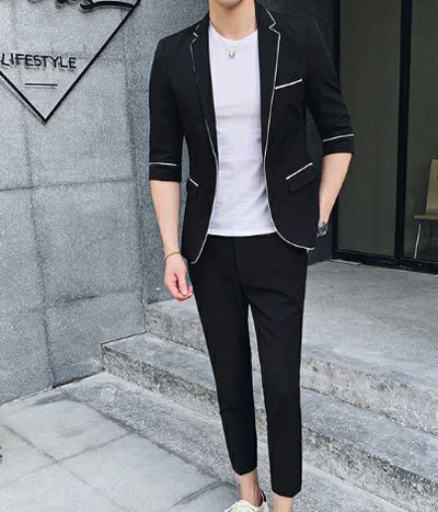 男士休闲西装搭配图片分享与解析10