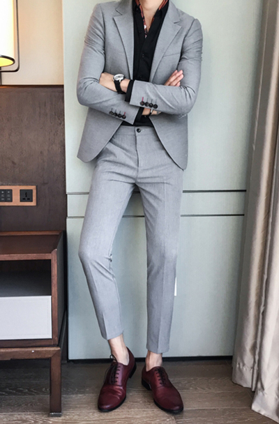 休闲小西装搭配简单时尚图片攻略8