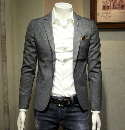 休闲小西装搭配简单时尚图片攻略2