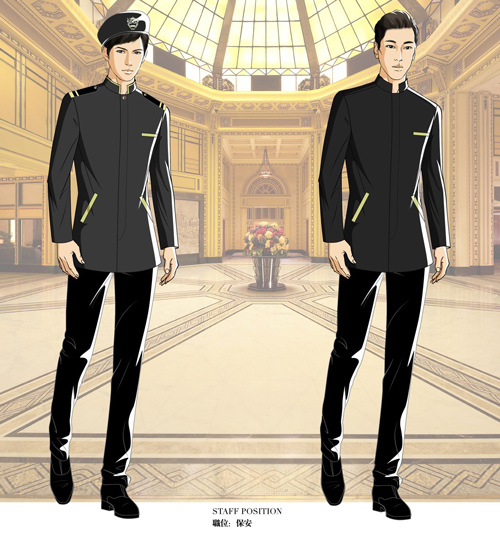 酒店工作服款式图片及定制价格1
