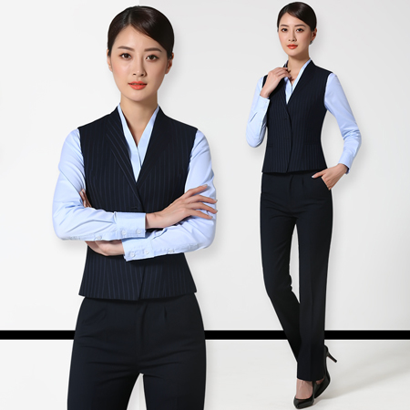 国内主要银行工作服图片赏析7